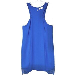 The Impeccable Pig Mini Dress in Cobalt Blue L